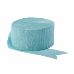 Amscan Crepe Paper Roll Streamers - One Size, Blue