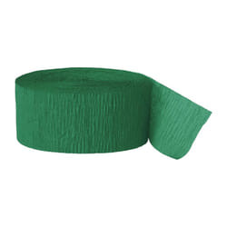Amscan Crepe Paper Roll Streamers - One Size, Festive Green