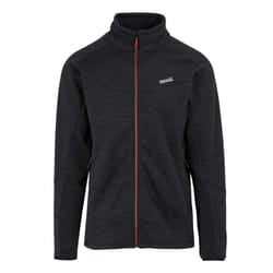 Regatta Mens Rivake Full Zip Fleece Jacket - 3XL, Navy/Fox