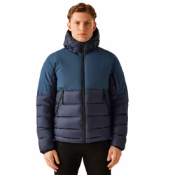 Regatta Mens Laurade Padded Jacket - M, Moonlight Denim/Navy