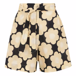 Regatta Womens/Ladies Orla Kiely II Sixties Daisy Summer Shorts - 8 UK, Black