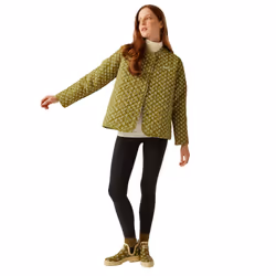 Regatta Womens/Ladies Orla Kiely Daisy Quilted Jacket - 10 UK, Clover Green