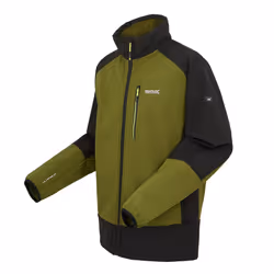 Regatta Mens Moutdale Soft Shell Jacket - XL, Nephrite Green/Black