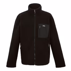Regatta Mens Frankie Borg Fleece - XL, Black