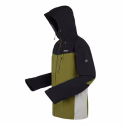 Regatta Mens Birchdale Waterproof Hooded Jacket - 3XL, Nephrite Green/Black