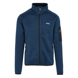 Regatta Mens Newhill Marl Full Zip Fleece Jacket - S, Moonlight Denim
