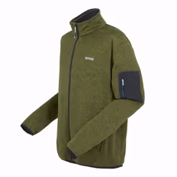 Regatta Mens Newhill Marl Full Zip Fleece Jacket - L, Nephrite Green