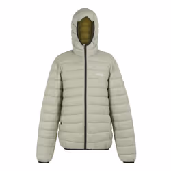 Regatta Mens Marizion Baffled Hooded Padded Jacket - 3XL, Abbeystone/Nephrite Green
