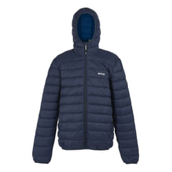 Regatta Mens Marizion Baffled Hooded Padded Jacket - L, Navy/Olympian Blue