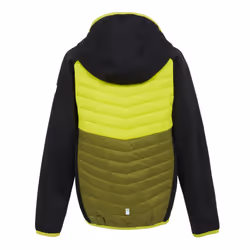 Regatta Childrens/Kids Kielder VIII Hybrid Jacket - 13 Years, Black/Citron Lime