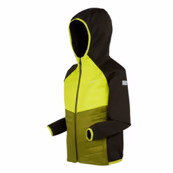 Regatta Childrens/Kids Kielder VIII Hybrid Jacket - 13 Years, Black/Citron Lime