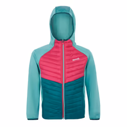 Regatta Childrens/Kids Kielder VIII Hybrid Jacket - 5-6 Years, Dusty Green/Deep Pink