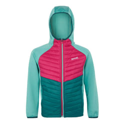 Regatta Childrens/Kids Kielder VIII Hybrid Jacket - 5-6 Years, Dusty Green/Deep Pink
