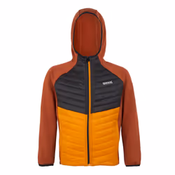 Regatta Childrens/Kids Kielder VIII Hybrid Jacket - 3-4 Years, Red Ochre/Black
