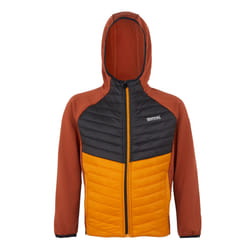 Regatta Childrens/Kids Kielder VIII Hybrid Jacket - 3-4 Years, Red Ochre/Black