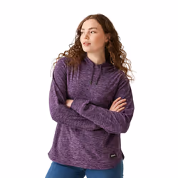 Regatta Womens/Ladies Mayse Hoodie - 10 UK, Deep Plum Marl