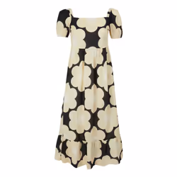 Regatta Womens/Ladies Orla Kiely Sixties Daisy Summer Midi Dress - 14 UK, Black
