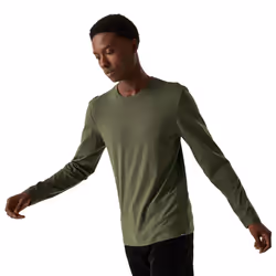 Regatta Mens Maylow Plain T-Shirt - 3XL, Dark Khaki Marl
