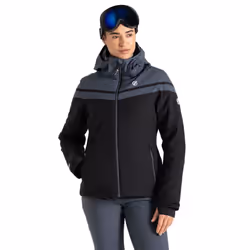 Dare 2B Womens/Ladies Flurry Ski Jacket - 10 UK, Black/Ebony