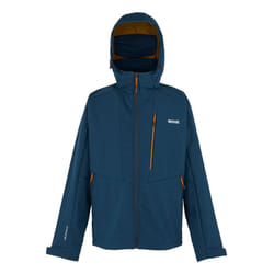 Regatta Mens Hewitts X Colour Block Soft Shell Jacket - L, Moonlight Denim/Fox