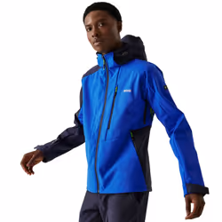 Regatta Mens Hewitts X Colour Block Soft Shell Jacket - S, Olympian Blue/Navy