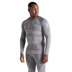 Dare 2B Mens In The Zone III Long-Sleeved Base Layer Top - S, Charcoal Grey Marl