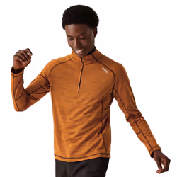 Regatta Mens Yonder II Half Zip Fleece Top - XXL, Fox