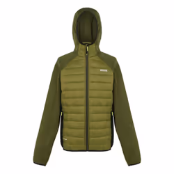 Regatta Mens Newhill Quilted Hybrid Jacket - S, Nephrite Green/Black
