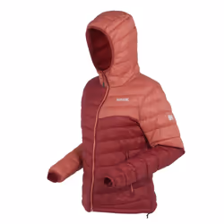 Regatta Womens/Ladies Hillpack II Hooded Jacket - 8 UK, Rumba Red/Mineral Red