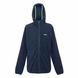 Regatta Mens Tahill Full Zip Fleece Jacket - M, Navy/Green Flash