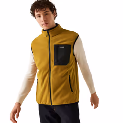 Regatta Mens Frankie Fleece Gilet - XL, Cumin