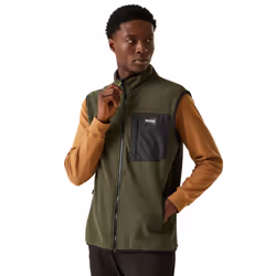 Regatta Mens Frankie Fleece Gilet - 3XL, Dark Khaki