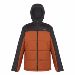 Regatta Mens Nevado VII Insulated Padded Jacket - S, Burnt Copper/Ash