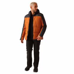 Regatta Mens Nevado VII Insulated Padded Jacket - S, Burnt Copper/Ash