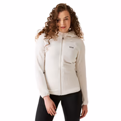 Regatta Womens/Ladies Endra Hooded Fleece Jacket - 18 UK, Blanc De Blanc