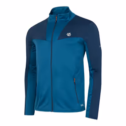 Dare 2B Mens Substratum II Core Stretch Midlayer - L, Kingfisher Blue/Moonlight Denim