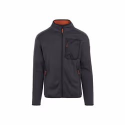 Regatta Mens Kitom Full Zip Fleece Jacket - S, Black Marl