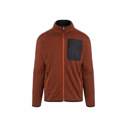 Regatta Mens Kitom Full Zip Fleece Jacket - S, Red Ochre Marl