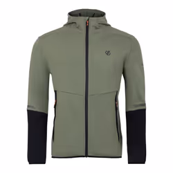 Dare 2B Mens Camber Core Stretch Midlayer - M, Olivine Green