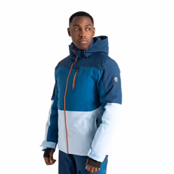Dare 2B Mens Edge II Ski Jacket - 3XL, Moonlight Denim/Kingfisher Blue