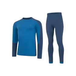 Dare 2B Mens Exchange III Base Layer Set - 3XL, Moonlight Denim/Kingfisher Blue