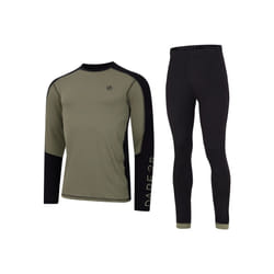 Dare 2B Mens Exchange III Base Layer Set - L, Olivine Green/Black