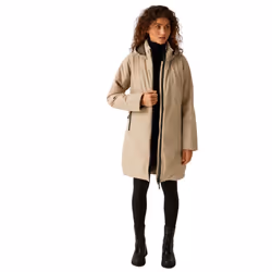 Regatta Womens/Ladies Yewbank IV Waterproof Jacket - 20 UK, Warm Taupe/Bueno