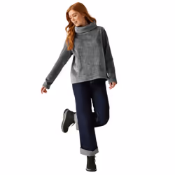 Regatta Womens/Ladies Bardou II Velour Fleece Top - 8 UK, Storm Grey
