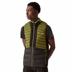Regatta Mens Leedre Hybrid Gilet - L, Nephrite Green/Black