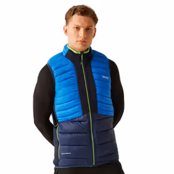 Regatta Mens Leedre Hybrid Gilet - XL, Olympian Blue/Navy