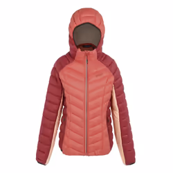 Regatta Womens/Ladies Dalent Quilted Hooded Jacket - 8 UK, Rumba Red/Mineral Red