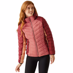 Regatta Womens/Ladies Dalent Quilted Hooded Jacket - 8 UK, Rumba Red/Mineral Red