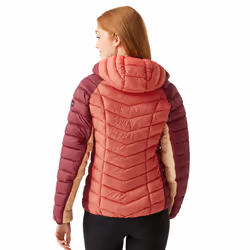Regatta Womens/Ladies Dalent Quilted Hooded Jacket - 8 UK, Rumba Red/Mineral Red