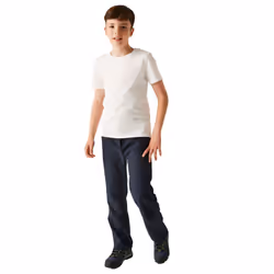 Regatta Childrens/Kids Softshell Hiking Trousers - 3-4 Years, Navy